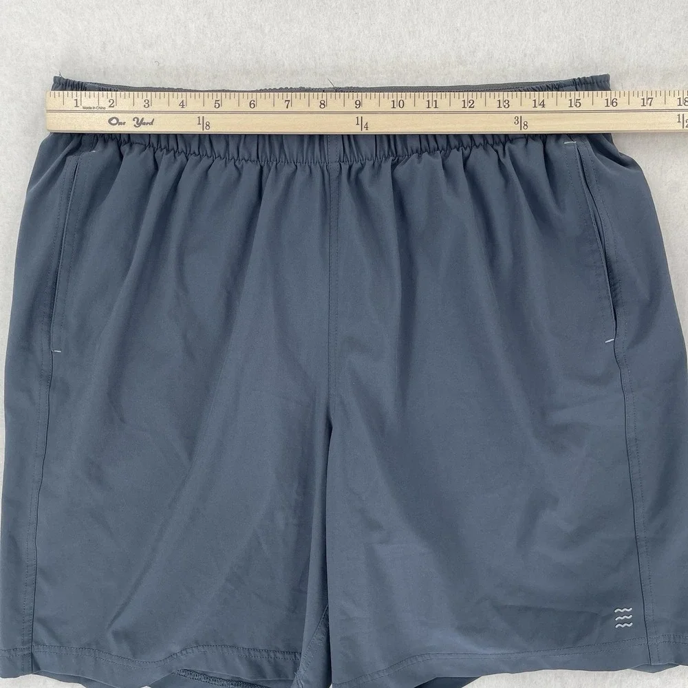 Free Fly Shorts Mens Large Blue Breeze Active Stretch Casual Performance Gym